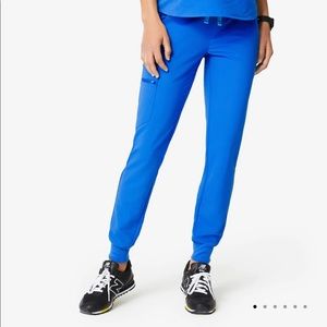 Figs Royal Blue Scrub Set